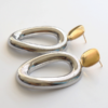 Aretes Amelie - Dorado con plata
