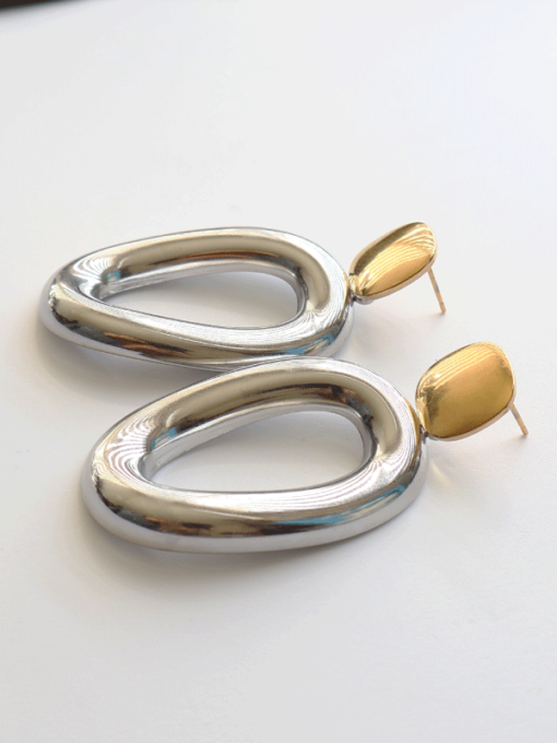 Aretes Amelie - Dorado con plata