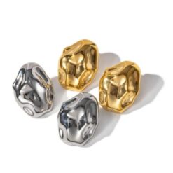 Aretes Larisa Oro y Plata L18