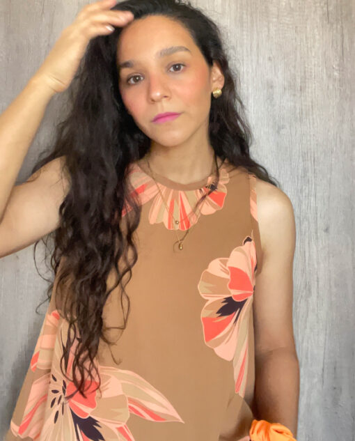 Blusa AnaPao- estampado de flores
