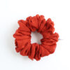 Scrunchie color ladrillo