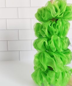 Scrunchie green organza Fine - Dresser