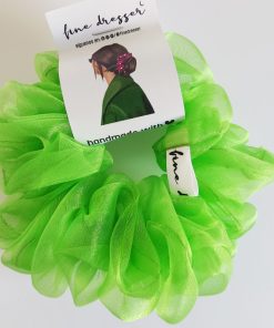 Scrunchie green organza Fine - Dresser